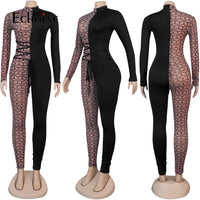 Women Sexy Mesh Jumpsuits bodysuit