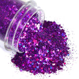 10ML Bottled Nail Art  White Black Gold Purple Light Colorful Nail Woolen Powder Nail Art Glitter Nails