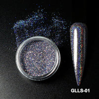 Reflective Nail Art Powder Glitter Nails Super Shinning Crystal Rhinestones Sequins Chrome Pigment UV Gel Polish DIY Decorations