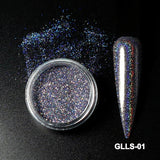 Reflective Nail Art Powder Glitter Nails Super Shinning Crystal Rhinestones Sequins Chrome Pigment UV Gel Polish DIY Decorations