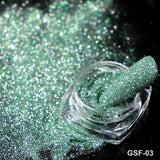 Reflective Nail Art Powder Glitter Nails Super Shinning Crystal Rhinestones Sequins Chrome Pigment UV Gel Polish DIY Decorations