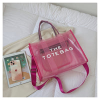 PVC Clear Large Branded The Tote Bag purse