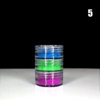 Neon Phosphor Pigment Powder Fluorescent Nail Glitter  Shinny Chrome Dust DIY Gel Polish Manicure Nails Art Decoration