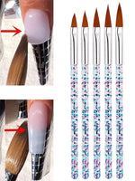 Multiple nail art nail brush Design Tip Drawing Carving Dotting Nail Pen Builder Flat Liner Acrylic Gel Polish Manicure