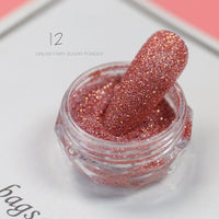 1Box Silver Reflective Nail Powder Color-Change Reflection Glitter Shinning Crystal Rhinestone Powder UV Gel Polish Chrome Dust