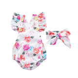 Cute Floral 2 Pc Baby Girl Clothes outfit bby
