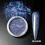 Reflective Nail Art Powder Glitter Nails Super Shinning Crystal Rhinestones Sequins Chrome Pigment UV Gel Polish DIY Decorations