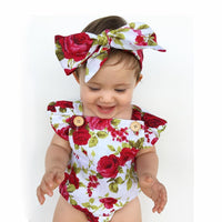 Cute Floral 2 Pc Baby Girl Clothes outfit bby