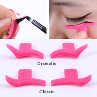 2PCS/Pair Eyeliner Template Fashion Style Mold Professional Makeup Winged Cat Eyeliner Template Makeup Tools