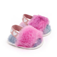 Faux Fur Cute Infant Toddler Baby Slippers bby