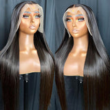 Peruvian Bone Straight Human Hair Wigs 13x4 360 Transparent Lace Frontal Wig Lace Front Human Hair Wigs Pre Plucked