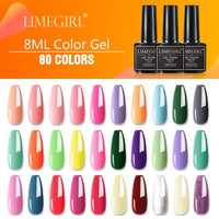 10/24/30/40/60 Multiple Colour Gel Nail Polish 80 Colors Semi Permanent UV Led Gel Varnish Soak Off Nail Lacquer