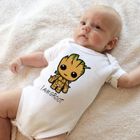 Newborn Boys Girls Baby New Cartoon Graphic Printed onesies bby