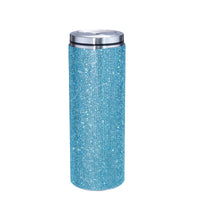 Shining Diamond Thermos Bottles Stainless Steel Tumblers with Straw Portable Water Bottle