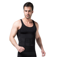 Menswear Slimming Body Shapewear Compression Abdomen Tummy Belly Control Slim Waist Cincher Underwear Sports