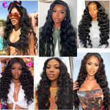 13x4 Lace Front Human Hair Wigs Loose Deep Wave Wig HD Transparent Lace Frontal Wig 4x4 Closure Lace Front Wig 30 Inch - Divine Diva Beauty