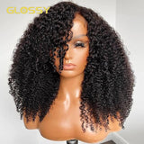 250 Density Kinky Curly Lace Wig 13x6 T Part Lace Front Wig Brazilian Curly Human Hair Wigs 5x5 Lace Closure Wig