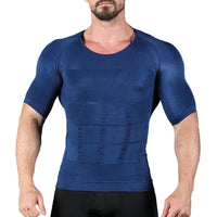 Menswear Slimming Body Shapewear Compression Abdomen Tummy Belly Control Slim Waist Cincher Underwear Sports