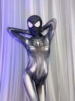 Spiderman Cosplay Sexy Zentai Suit Woman Super Hero Costume