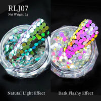 Reflective Nail Art Powder Glitter Nails Super Shinning Crystal Rhinestones Sequins Chrome Pigment UV Gel Polish DIY Decorations