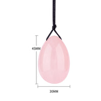 Black Obsidian Yoni Egg Natural Jade Massage Crystal Stone for Kegel Exercise Vaginal Muscle Massage Ben Wa Balls sex toy