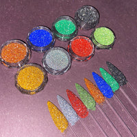 Reflective Nail Glitters Strong reflective glitter nails acrylic powder