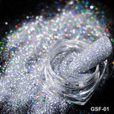 Reflective Nail Art Powder Glitter Nails Super Shinning Crystal Rhinestones Sequins Chrome Pigment UV Gel Polish DIY Decorations