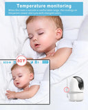 New Baby Monitor 4.3Inch Wireless With PTZ Camera High Security Camera Night Vision Temperature Monitoring Baby  DUAL camera BBY