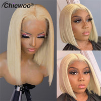 Lace Front Wig Brazilian Bob Colored Human Hair Wigs T-part lace wig *******sale