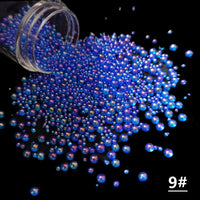 Caviar Beads Crystal Tiny Rhinestones For Manicure Glass Balls Micro Bead For Nail Decorations DIY Charms Nail Art