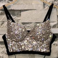 Plus Size avail Hand-made Pearls Jewel Diamond beading Bra