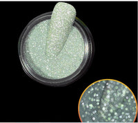 New Reflective Diamond Glitter Nail Crystal Powder Super Shiny iridescent Glass Pink Nails Decorations