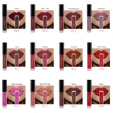 34 Colors Nude Matte Liquid Lipstick Red Mate Waterproof Long Lasting Moisturizing Lipgloss Lip Makeup Women Cosmetics