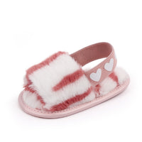 Faux Fur Cute Infant Toddler Baby Slippers bby