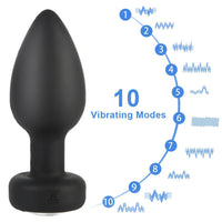 10 Frequency Butt Plug Sex Shop Sex Toys Wireless Remote Control Anal Plug Vibrator - Divine Diva Beauty