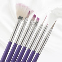 Multiple nail art nail brush Design Tip Drawing Carving Dotting Nail Pen Builder Flat Liner Acrylic Gel Polish Manicure