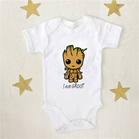 Newborn Boys Girls Baby New Cartoon Graphic Printed onesies bby