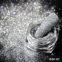 Reflective Nail Art Powder Glitter Nails Super Shinning Crystal Rhinestones Sequins Chrome Pigment UV Gel Polish DIY Decorations