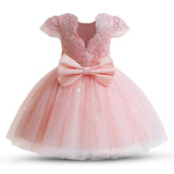 Girls Toddler Kids Lace Birthday Clothes Little Girl Princess Gown bby