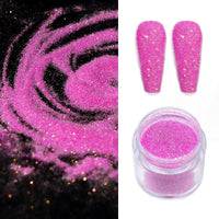 10ML Bottled Nail Art  White Black Gold Purple Light Colorful Nail Woolen Powder Nail Art Glitter Nails