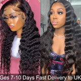 Loose Deep Wave Wig 13x6 Lace Front Wig 30 Inch Human Hair Wigs 5x5 180% Loose Deep Wave13x4 lace Frontal Wig