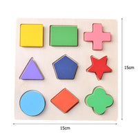 Montessori Baby  Kids 3D Wooden Puzzles Early Learning Baby Games bby