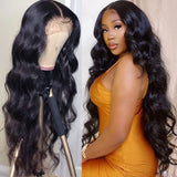 13x4 Body Wave HD Lace Front Wig Human Hair 30inch Remy Brazilian Lace Frontal Wigs Pre Plucked Remy 4x4 Closure Wigs