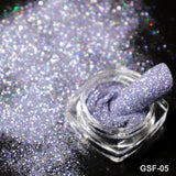 Reflective Nail Art Powder Glitter Nails Super Shinning Crystal Rhinestones Sequins Chrome Pigment UV Gel Polish DIY Decorations