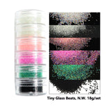Neon Phosphor Pigment Powder Fluorescent Nail Glitter  Shinny Chrome Dust DIY Gel Polish Manicure Nails Art Decoration