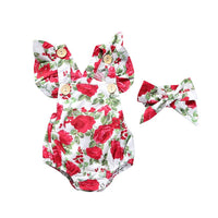 Cute Floral 2 Pc Baby Girl Clothes outfit bby