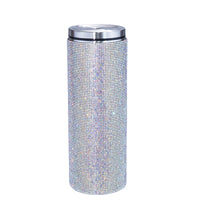 Shining Diamond Thermos Bottles Stainless Steel Tumblers with Straw Portable Water Bottle