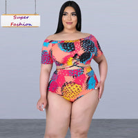 Plus Size avail two piece set Swimsuit summer swimwear