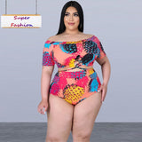 Plus Size avail two piece set Swimsuit summer swimwear