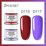 Pure Color Dipping Powder Kit Nail Dust Decorative Resin Pigment Nail Art